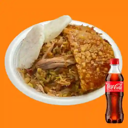 Combo Lechona Personal Grande +Cocacola Orig 400ml