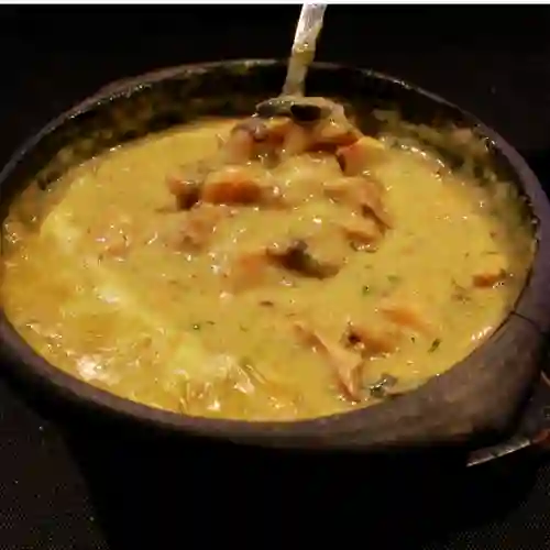 Cazuela Marinera+Patacón Camaronero+CocaCola Org 400ml