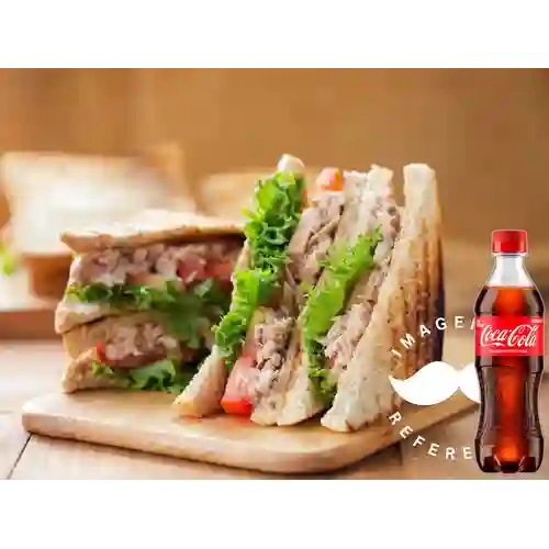 Combo Sándwich Pollo + Coca Cola Original 400 ml