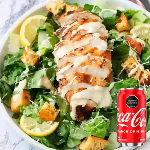 Combo Ensalada Cesar c/ Pollo +Cocacola Orig 330ML