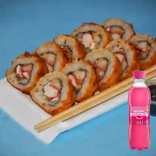 Combo Cocomambo Roll 10 Makis +Postobón Manzana 250ml