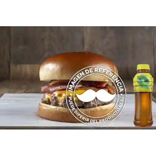 Hamburguesa Whopper Deluxe Champiñones 140gr +Fuzetea Limón 400ml