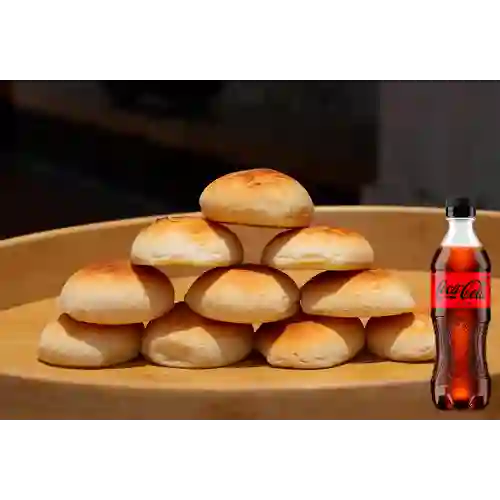Combo Pandebonitos X10 + Coca-Cola ZERO 400ml