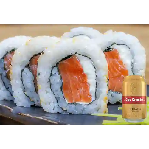 Combo Philadelphia Sushi + Club col. Dorada Lta 330ml