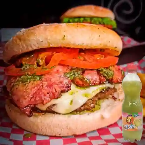 Combo Hamburguesa Argentina + Hit Lulo 500 ml