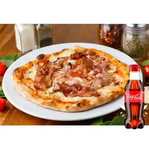 Combo Pizza de Maduro&Tocineta +Cocacola Orig 250ML