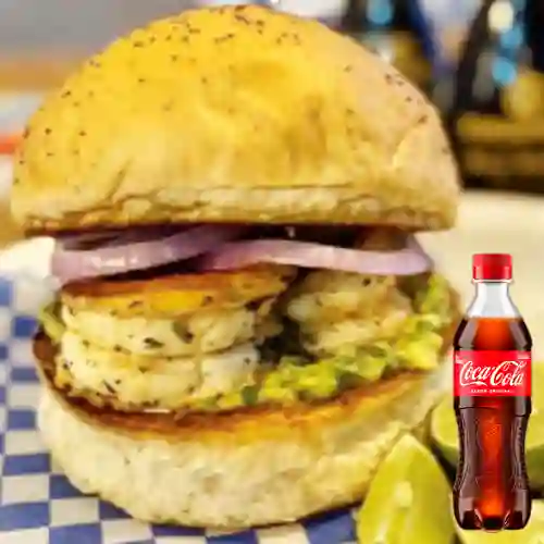 Combo Lobster Burger + Coca Cola Original 400 ml