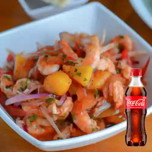 Combo Ceviche Tropical + Coca Cola Original 400 ml