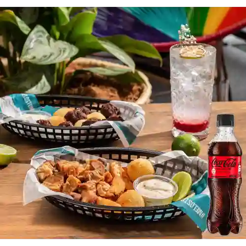 Combo Chicharrones + Coca Cola Sin Azúcar 400 ml