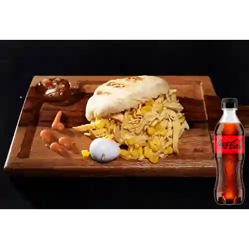 Combo Arepita Ranchera + Coca-Cola ZERO 400ml