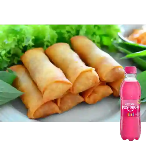 Combo Egg Roll + Manzana 250 ml