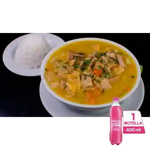 Combo Mondongo + Postobón Manzana 400 ml