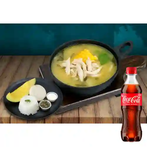 Combo Ajiaco + Coca Cola Original 400 ml