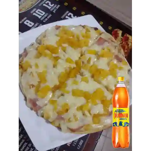 Combo Pizza Hawaiana Mediana + Colombiana 1 L