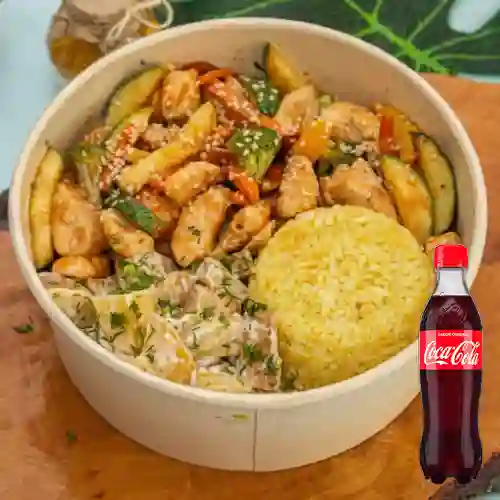 Combo Bowl Japones + Coca-Cola Sabor Original 400 ml