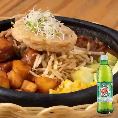 Combo Cazuela Montañera + Canada Dry Ginger Ale 300 ml