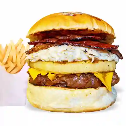 Combo Hamburguesa Voraz + Cerveza Poker Lta 260 ml