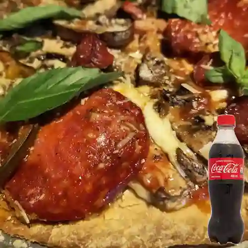 Combo Pizza Deluxe Di Carni + Coca-cola 400ml