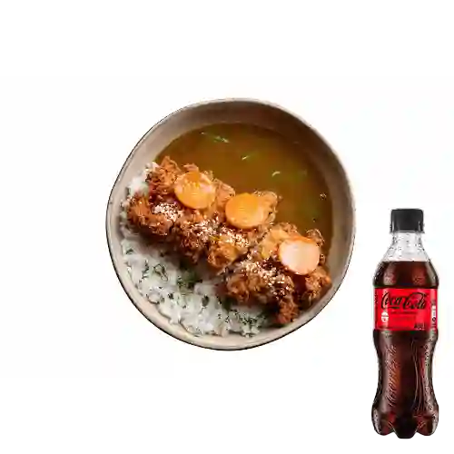 Combo Pollo Katsu Curry Rice +Cocacola S/az 400ml