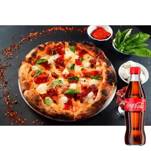 Vittoria Pizza Master 2023 ganadora +CocaCola Org 300ml