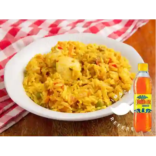Combo Arroz con Pollo + Colombiana 400 ml