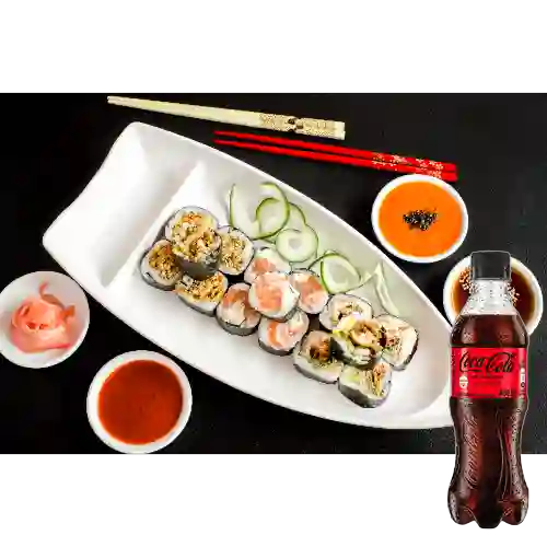 Combo Especial Medio Shimaki + Coca Cola Sin Azúcar 400 ml