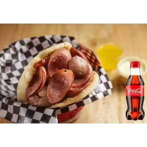 Combo Arepa Suiza + Coca Cola Original 250ML