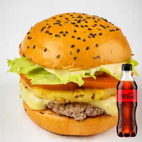 Combo Hamburguesa Hawaiana + Coca-Cola ZERO