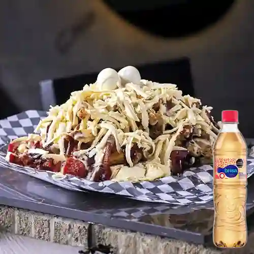 Combo Papas de la Casa +Brisa Sabor Manzana 600ML