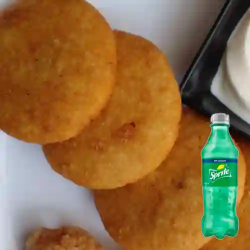 Combo 3X Arepitas de Chicharrón +Sprite S/az 400ml