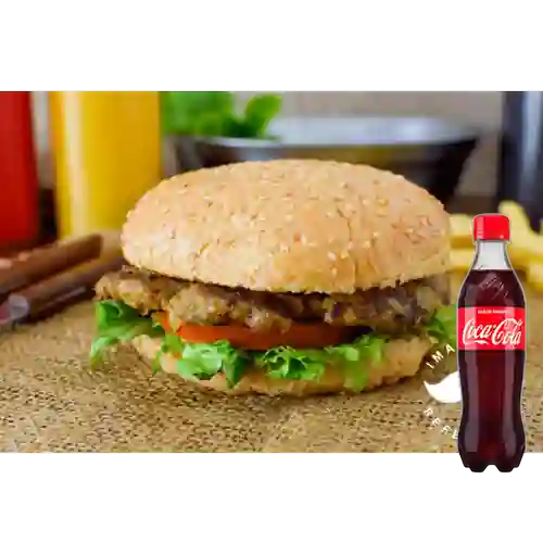 Combo Hamburguesa Sencilla. + Cocacola Orig 400ml