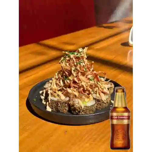 Combo Sushi Sasuke + Cerveza Club Colombia