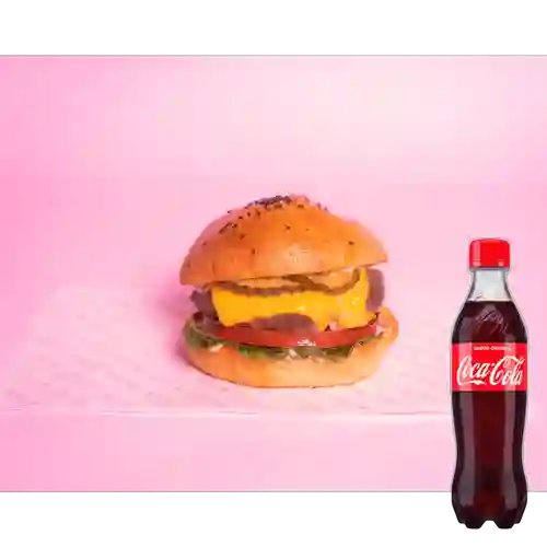 Combo Hamburguesa Sencilla +Cocacola Orig 400ml