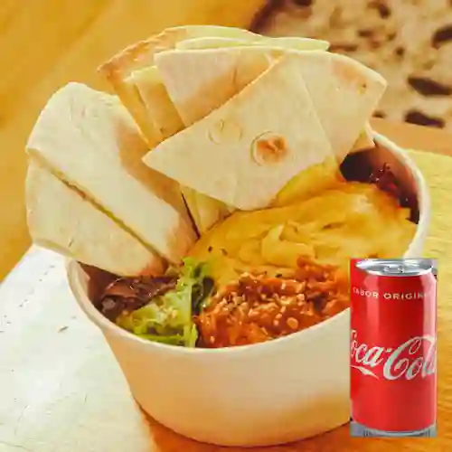 Combo Dips Veggie + Coca Cola 235ml