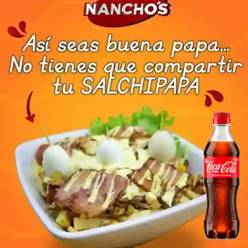 Combo Salchipapa Ranchera + Coca Cola Original 400 ml