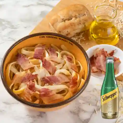 Combo Cheesebonara + Schweppes Ginger Ale 300ML