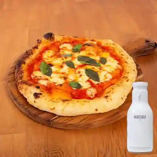 Combo Pizza Margherita + Hatsu Blanco 400 ml