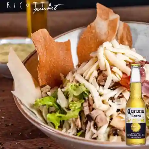 Combo Ensalada Di Cheff + Cerveza Corona Bot. 355ml