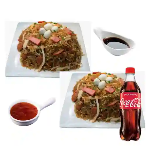 Combo 2 X 1 Arroz Chino + Coca Cola Original 500 ml