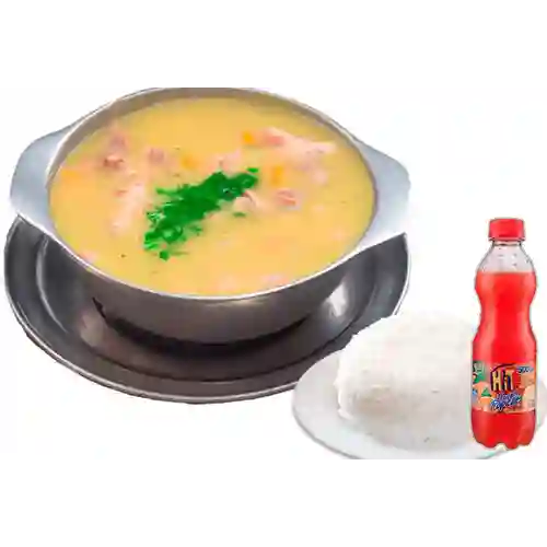 Combo Sopa de Menudencias + Hit Tropical 500 ml