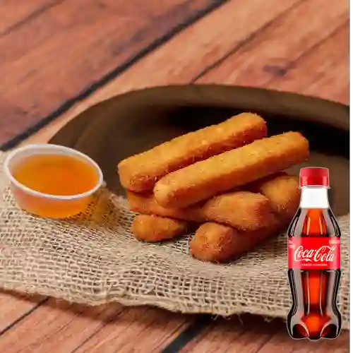 Combo Dedos de Mozzarella *4 +Cocacola Orig 250ML