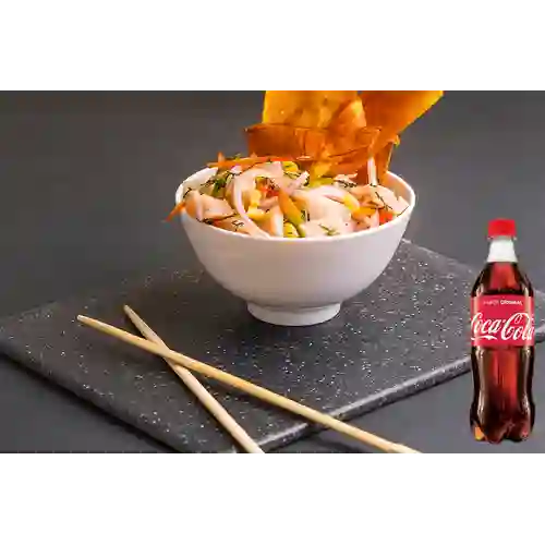 Combo Ceviche de Pescado + Coca Cola Original 500 ml