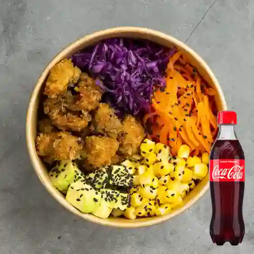 Combo Moa Poke Panko + Coca-Cola Sabor Original 400 ml