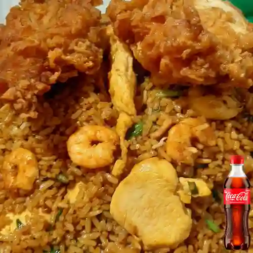 Combo Arroz Especial + Coca Cola Original 400 ml