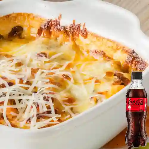 Combo Lasagna Mixta + Coca-cola Sin Azucar 400ml