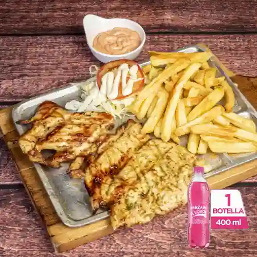 Combo Filete de Pollo + Postobón Manzana 400 ml