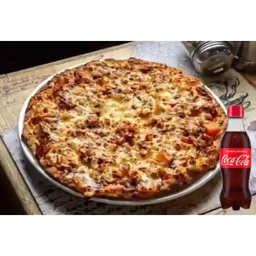 Combo Pizza Ranchera + Coca-Cola Sabor Original 250 ml