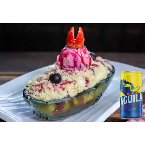 Combo Ensalada Especial + Aguila 269 ml
