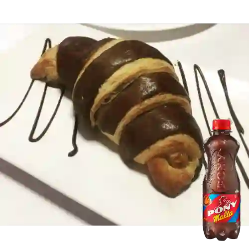 Combo Croisant con Chocolate + Pony Malta 300 ml