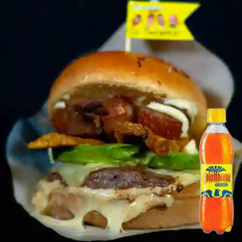 Combo Burger Montañera + Colombiana 400 ml